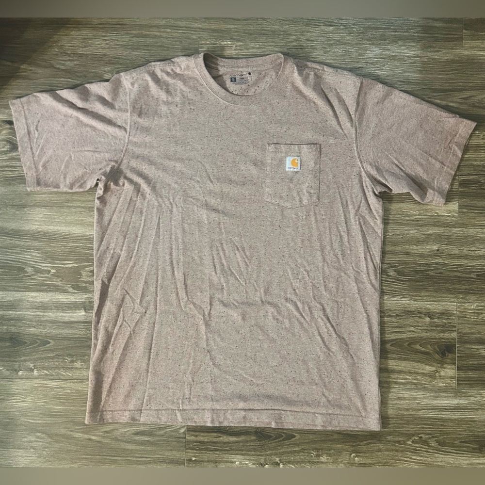 Carhartt Men's Heather Brown Short Sleeve Tee